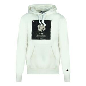 Champion Mens Icon Logo Hoodie / White